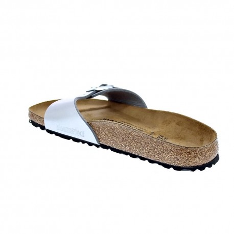 Chanclas Birkenstock zapatos Mujer modelo Madrid Plata 