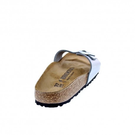 Chanclas Birkenstock zapatos Mujer modelo Madrid Plata 