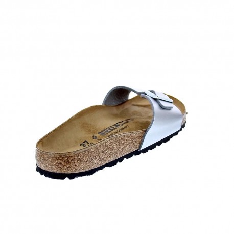 Chanclas Birkenstock zapatos Mujer modelo Madrid Plata 