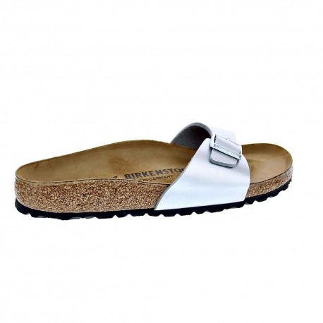 Chanclas Birkenstock zapatos Mujer modelo Madrid Plata 