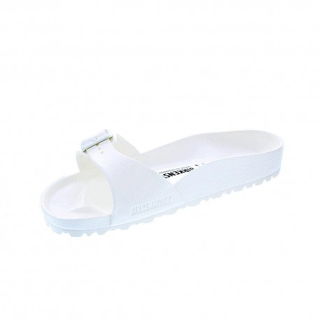 Chanclas Birkenstock zapatos Mujer modelo Madrid Blanco 