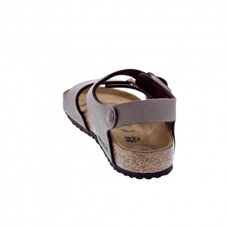 Sandalias Birkenstock zapatos Niño modelo New York Marrón 