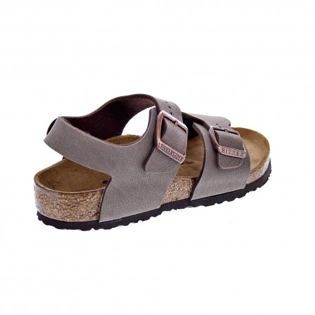 Sandalias Birkenstock zapatos Niño modelo New York Marrón 