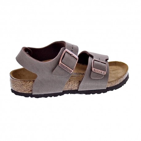 Sandalias Birkenstock zapatos Niño modelo New York Marrón 