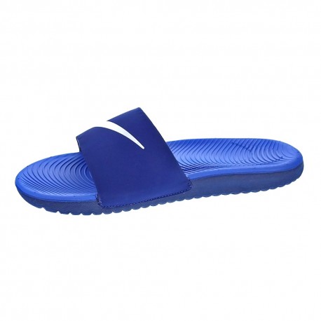 Chanclas Nike zapatos Niño modelo Kawa Slide Azul 