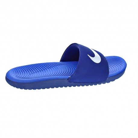 Chanclas Nike zapatos Niño modelo Kawa Slide Azul 