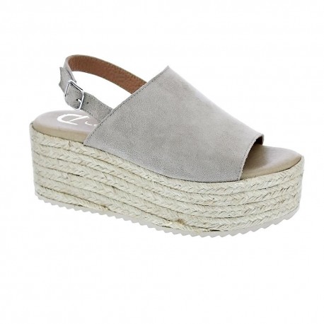 Sandalias Claudia zapatos Mujer modelo 20-757 Beige 