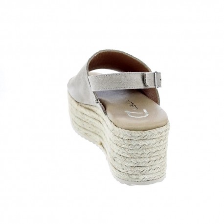 Sandalias Claudia zapatos Mujer modelo 20-757 Beige 