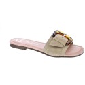 Sandalias Claudia zapatos Mujer modelo Carey Beige 