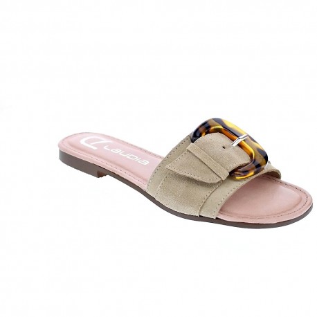 Sandalias Claudia zapatos Mujer modelo Carey Beige 