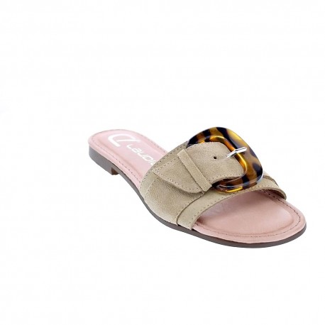 Sandalias Claudia zapatos Mujer modelo Carey Beige 