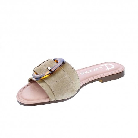 Sandalias Claudia zapatos Mujer modelo Carey Beige 