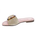 Sandalias Claudia zapatos Mujer modelo Carey Beige 
