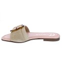 Sandalias Claudia zapatos Mujer modelo Carey Beige 