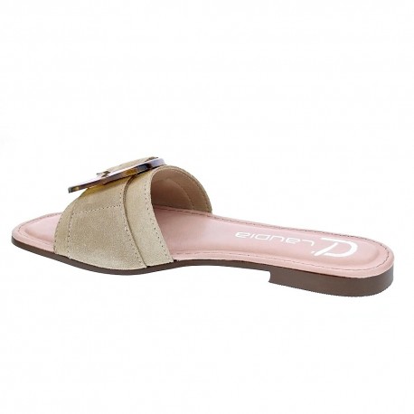 Sandalias Claudia zapatos Mujer modelo Carey Beige 