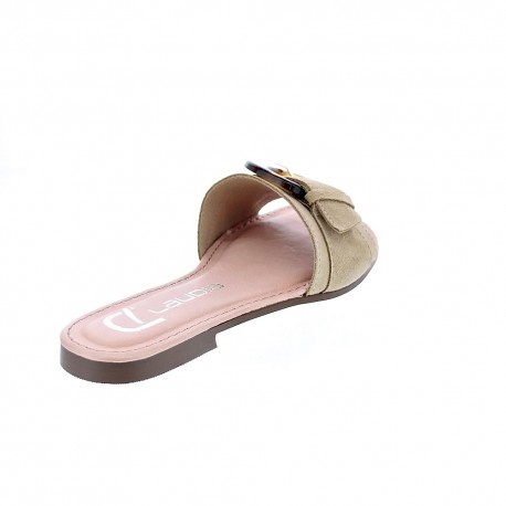 Sandalias Claudia zapatos Mujer modelo Carey Beige 