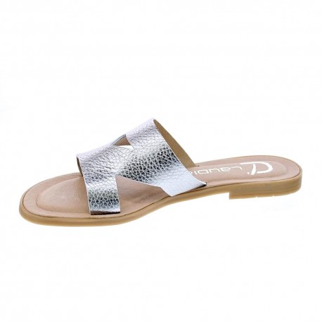 Sandalias Claudia zapatos Mujer modelo Sevilla Plata 