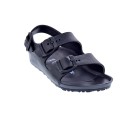 Sandalias Birkenstock zapatos Niño modelo Milano Eva Negro 
