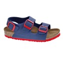 Sandalias Birkenstock zapatos Niño modelo Milano Azul 