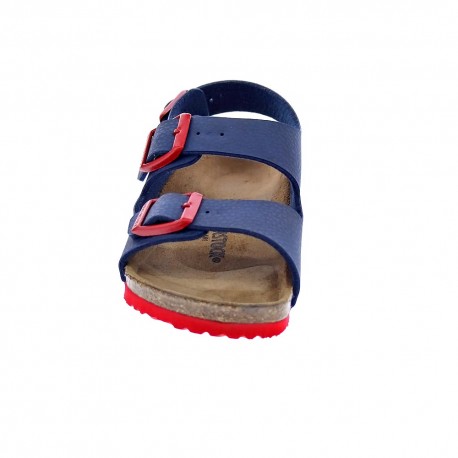 Sandalias Birkenstock zapatos Niño modelo Milano Azul 