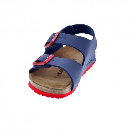 Sandalias Birkenstock zapatos Niño modelo Milano Azul 