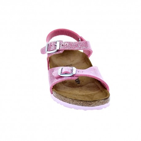Sandalias Birkenstock zapatos Niña modelo Rio Plain Rosa 