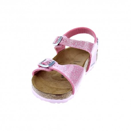 Sandalias Birkenstock zapatos Niña modelo Rio Plain Rosa 