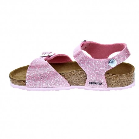 Sandalias Birkenstock zapatos Niña modelo Rio Plain Rosa 