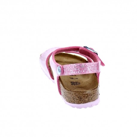 Sandalias Birkenstock zapatos Niña modelo Rio Plain Rosa 