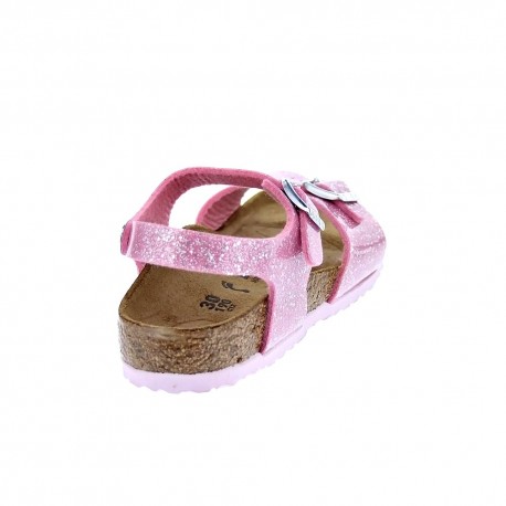 Sandalias Birkenstock zapatos Niña modelo Rio Plain Rosa 