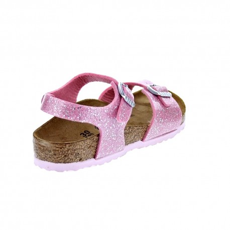 Sandalias Birkenstock zapatos Niña modelo Rio Plain Rosa 