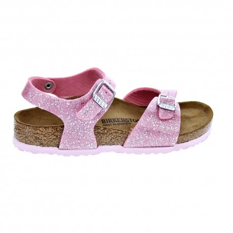 Sandalias Birkenstock zapatos Niña modelo Rio Plain Rosa 