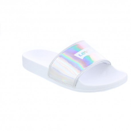 Sandalias Levis zapatos Mujer modelo June Blanco 