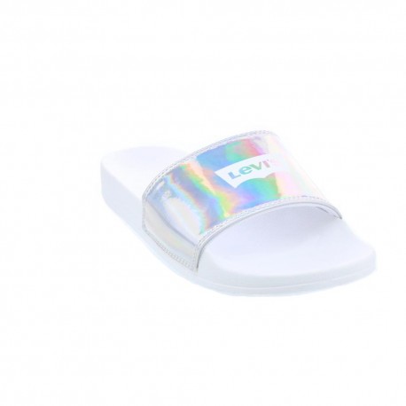 Sandalias Levis zapatos Mujer modelo June Blanco 