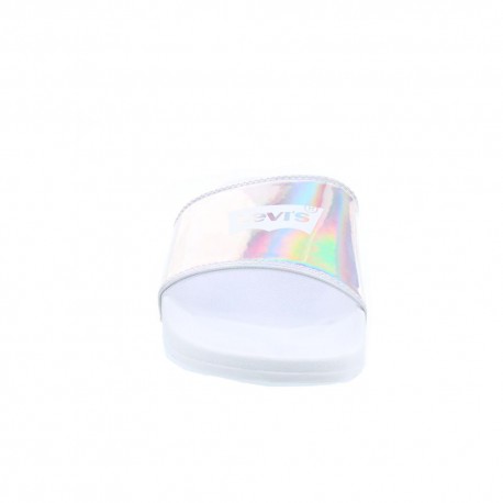 Sandalias Levis zapatos Mujer modelo June Blanco 