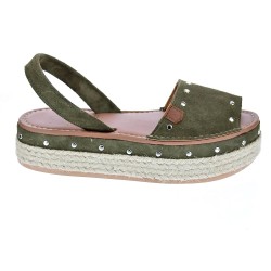Abarcas menorquinas Popa zapatos Mujer modelo Rosario Verde  2