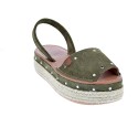 Abarcas menorquinas Popa zapatos Mujer modelo Rosario Verde 