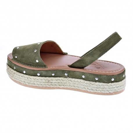 Abarcas menorquinas Popa zapatos Mujer modelo Rosario Verde 