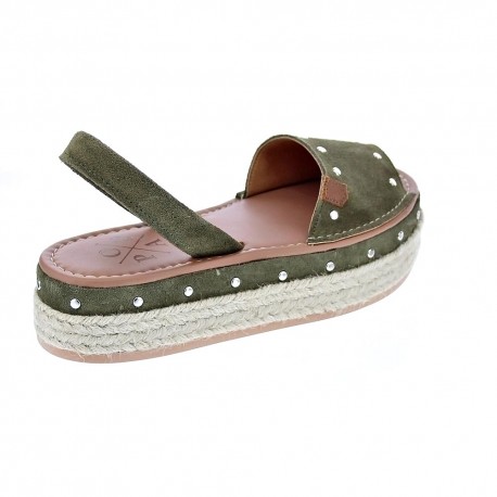 Abarcas menorquinas Popa zapatos Mujer modelo Rosario Verde 