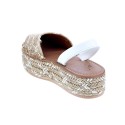 Abarcas menorquinas Popa zapatos Mujer modelo Chiara Beige 