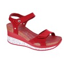 Sandalias Panama Jack zapatos Mujer modelo Nica Sport B2 Rojo 