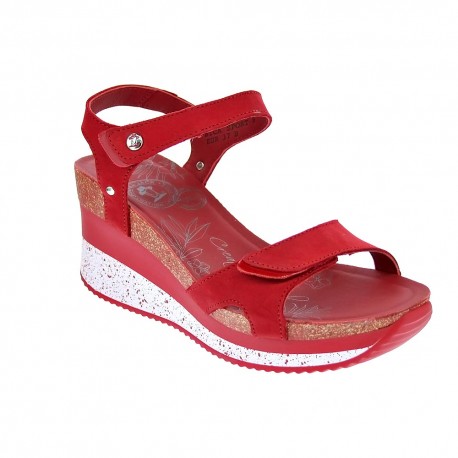 Sandalias Panama Jack zapatos Mujer modelo Nica Sport B2 Rojo 