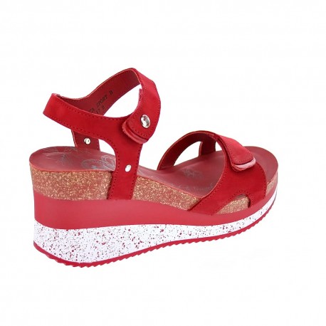 Sandalias Panama Jack zapatos Mujer modelo Nica Sport B2 Rojo 