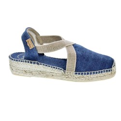 Alpargatas Toni Pons zapatos Mujer modelo Verdi Azul  2