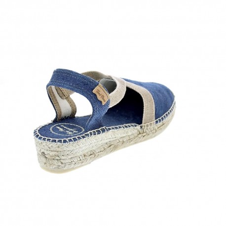 Alpargatas Toni Pons zapatos Mujer modelo Verdi Azul 