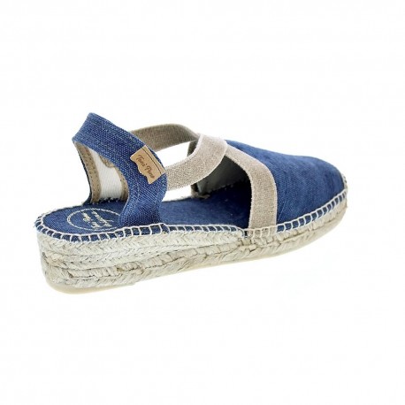 Alpargatas Toni Pons zapatos Mujer modelo Verdi Azul 