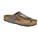 Chanclas Birkenstock zapatos Mujer modelo Gizeh Marrón 