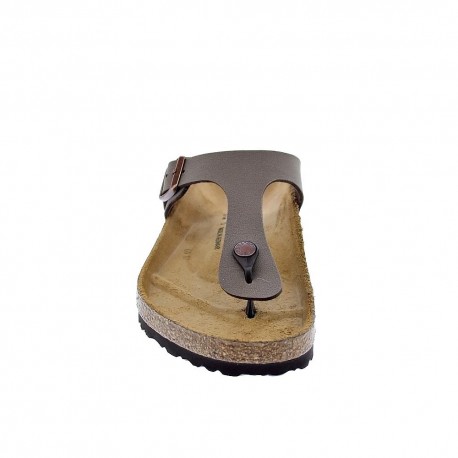 Chanclas Birkenstock zapatos Mujer modelo Gizeh Marrón 