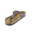 Chanclas Birkenstock zapatos Mujer modelo Gizeh Marrón 