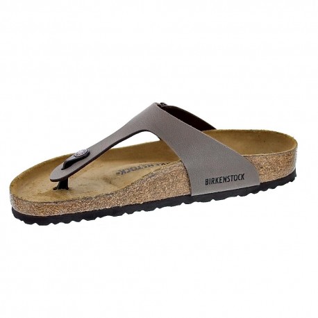 Chanclas Birkenstock zapatos Mujer modelo Gizeh Marrón 